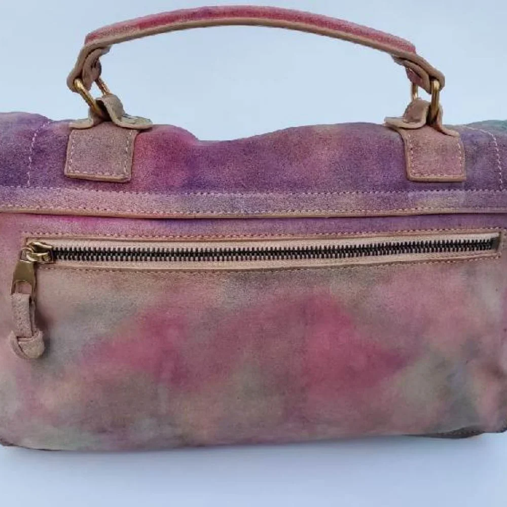 Proenza Schouler PS1 bag suede rainbow red pink green blue yellow orange purple - Picture 4 of 14